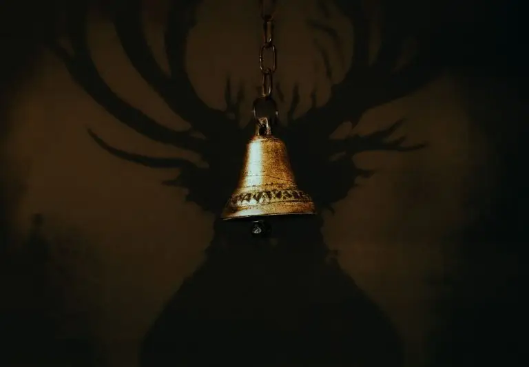 Poronkello jonka varjosta muodostuu poronsarvet